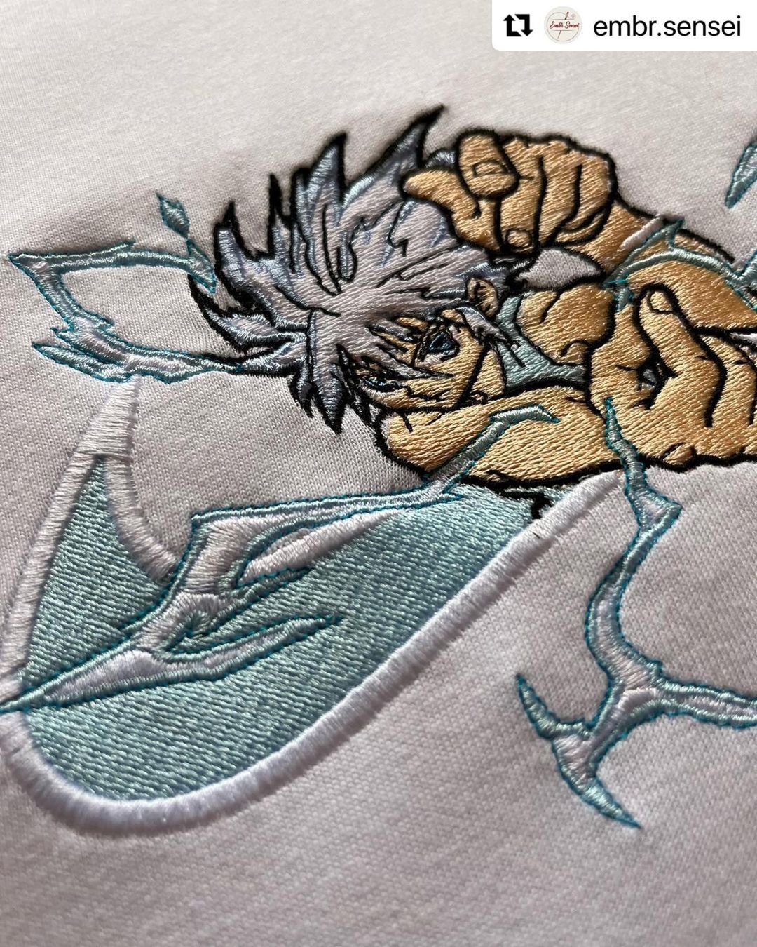 Anime Embroidery Design