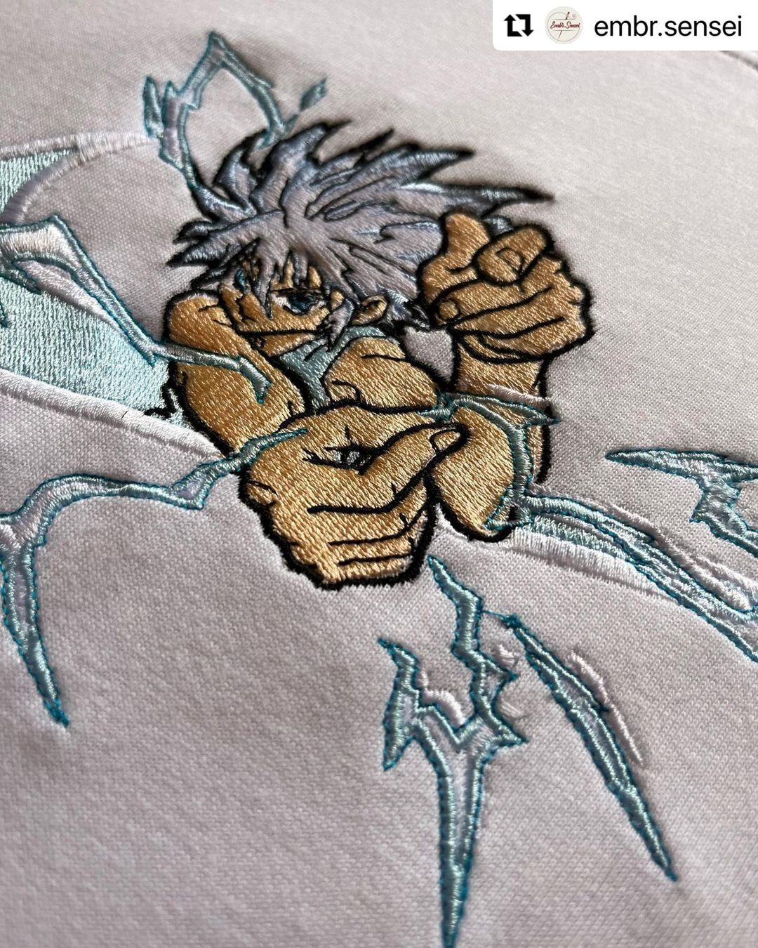 Anime Embroidery Design