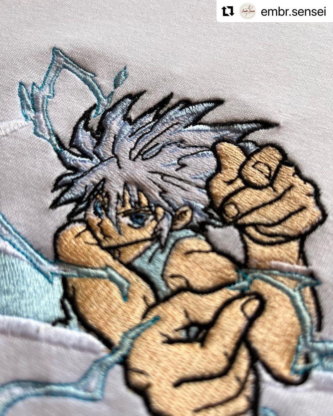 Anime Embroidery Design