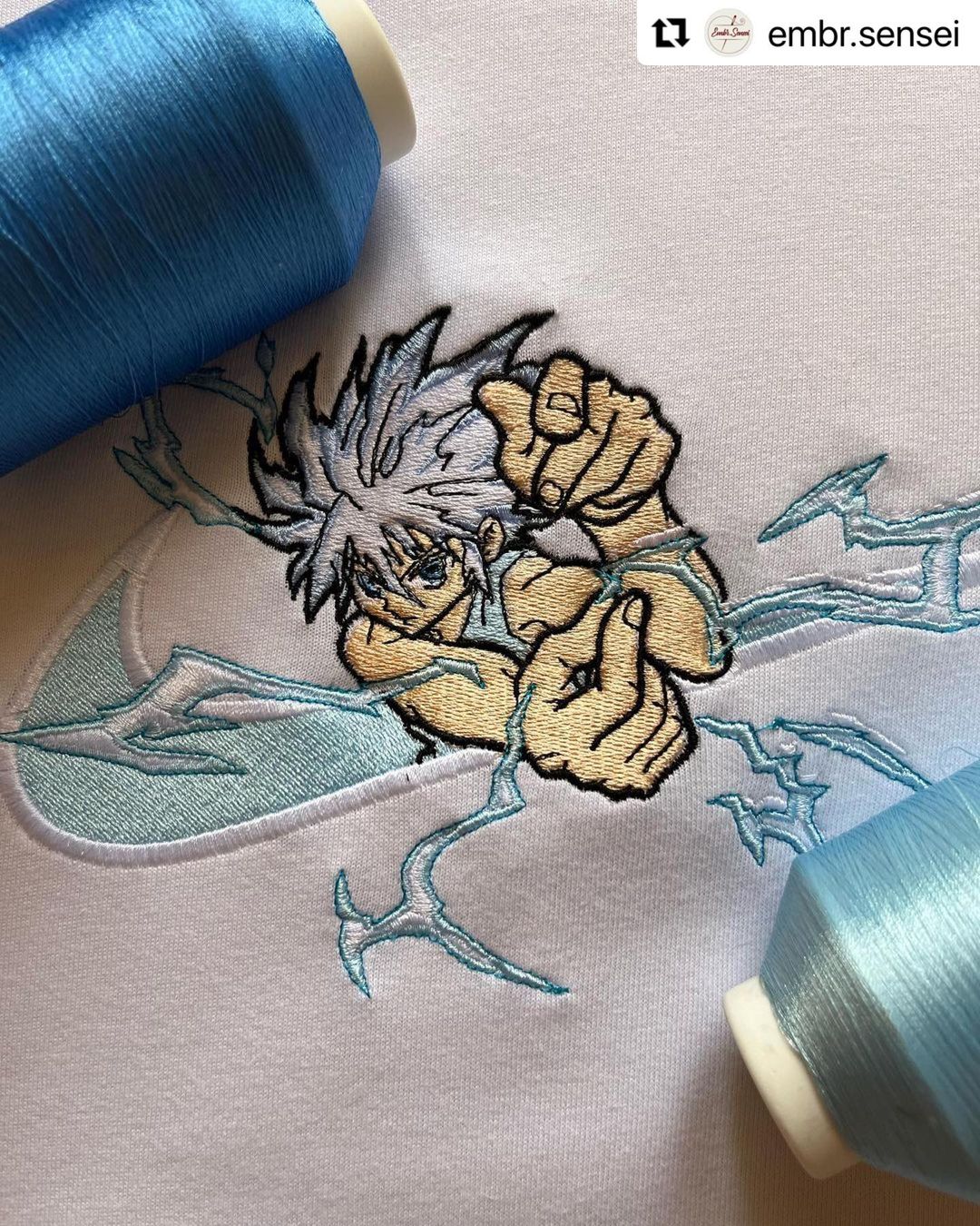Anime Embroidery Design