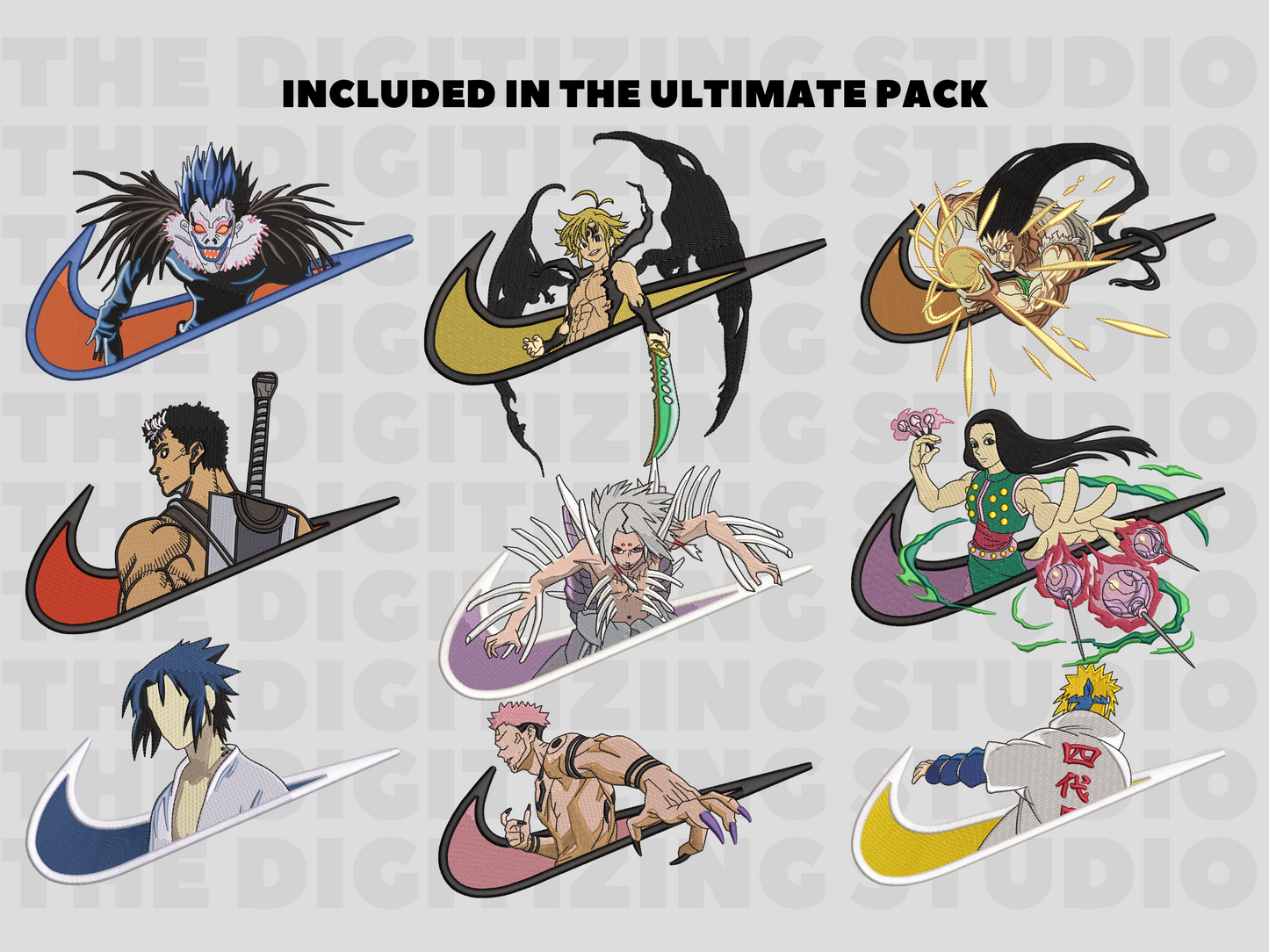 Anime Embroidery Superpack: 99 Designs + Free Exclusive Design