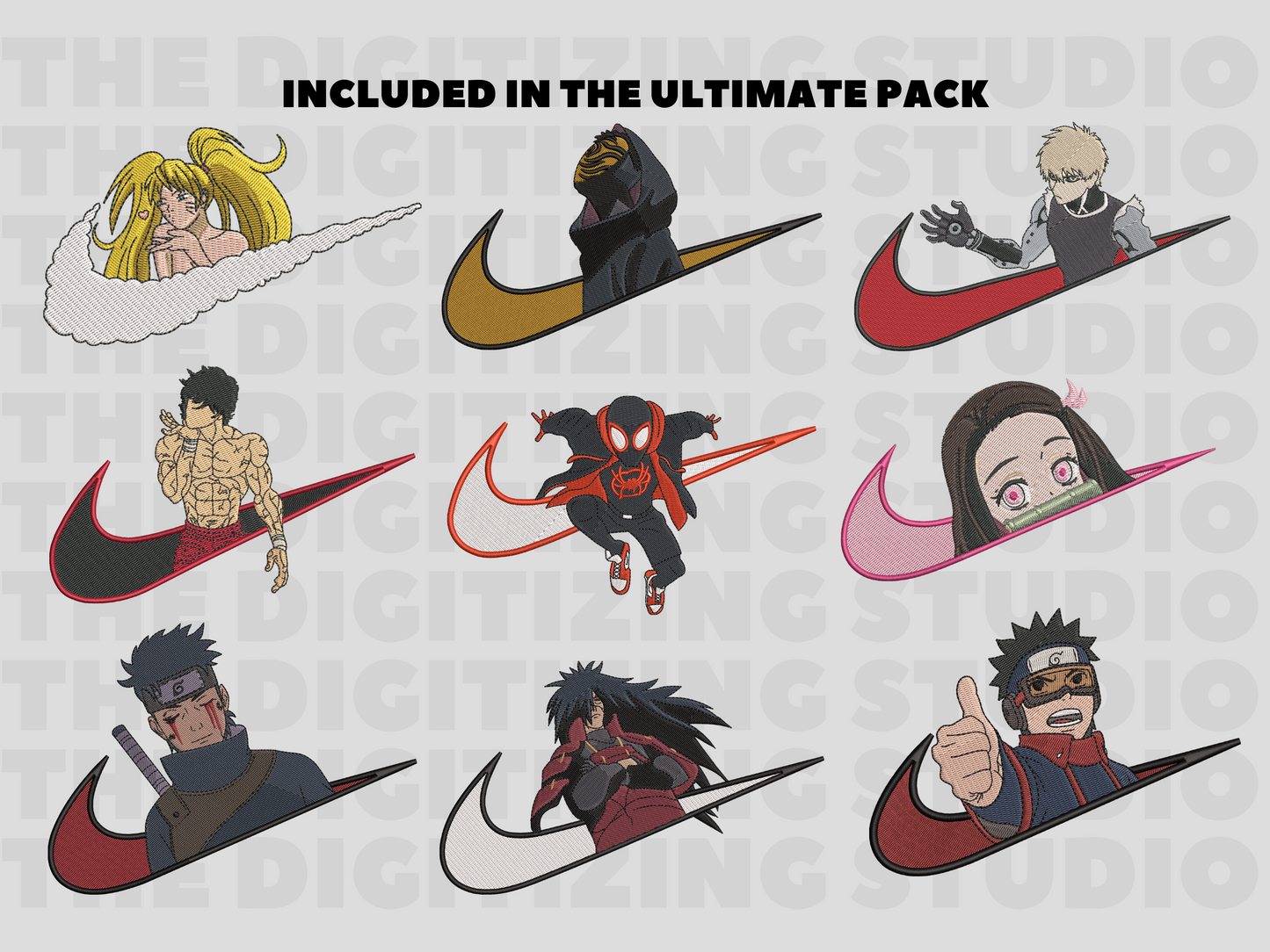 Anime Embroidery Superpack: 99 Designs + Free Exclusive Design
