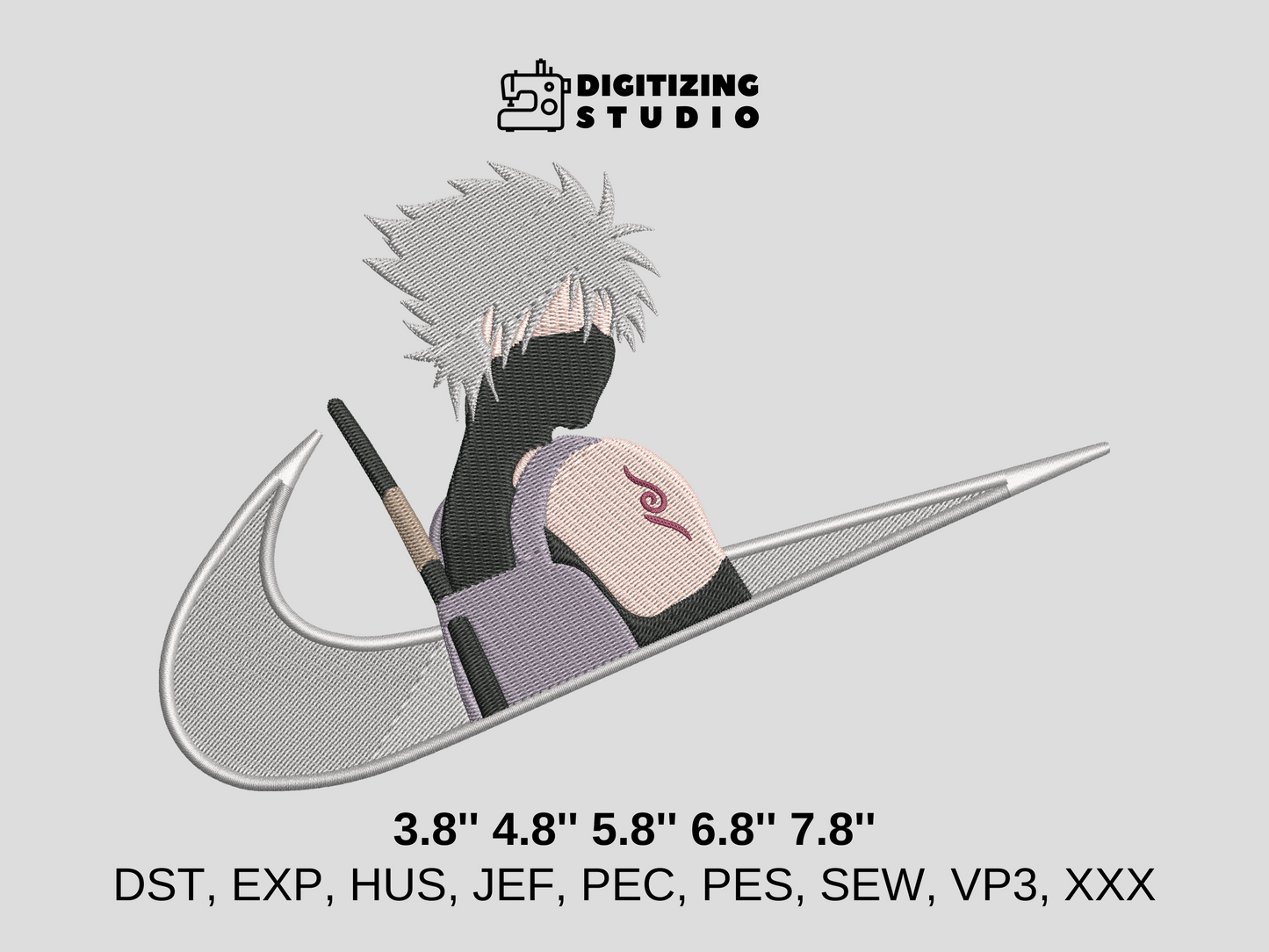 12 Anime Embroidery Designs - Swoosh Bundle