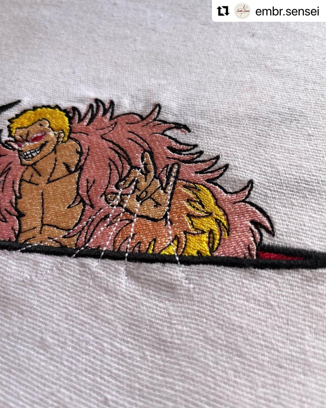 Anime Embroidery Design