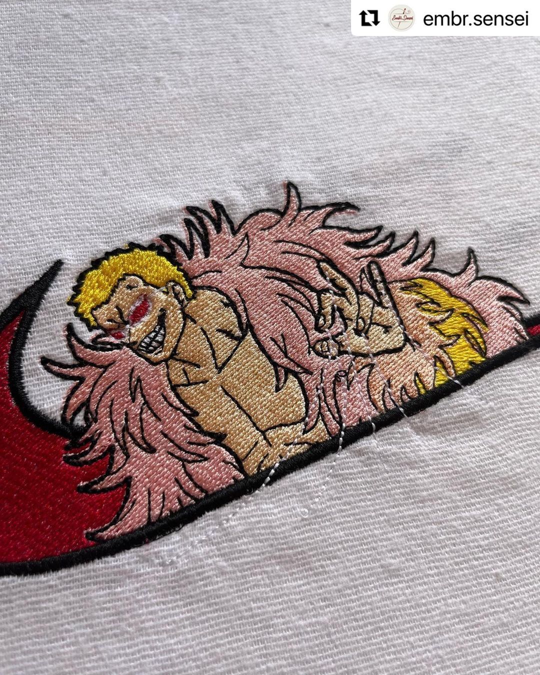 Anime Embroidery Design