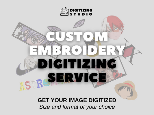 CUSTOM EMBROIDERY DIGITIZING SERVICE