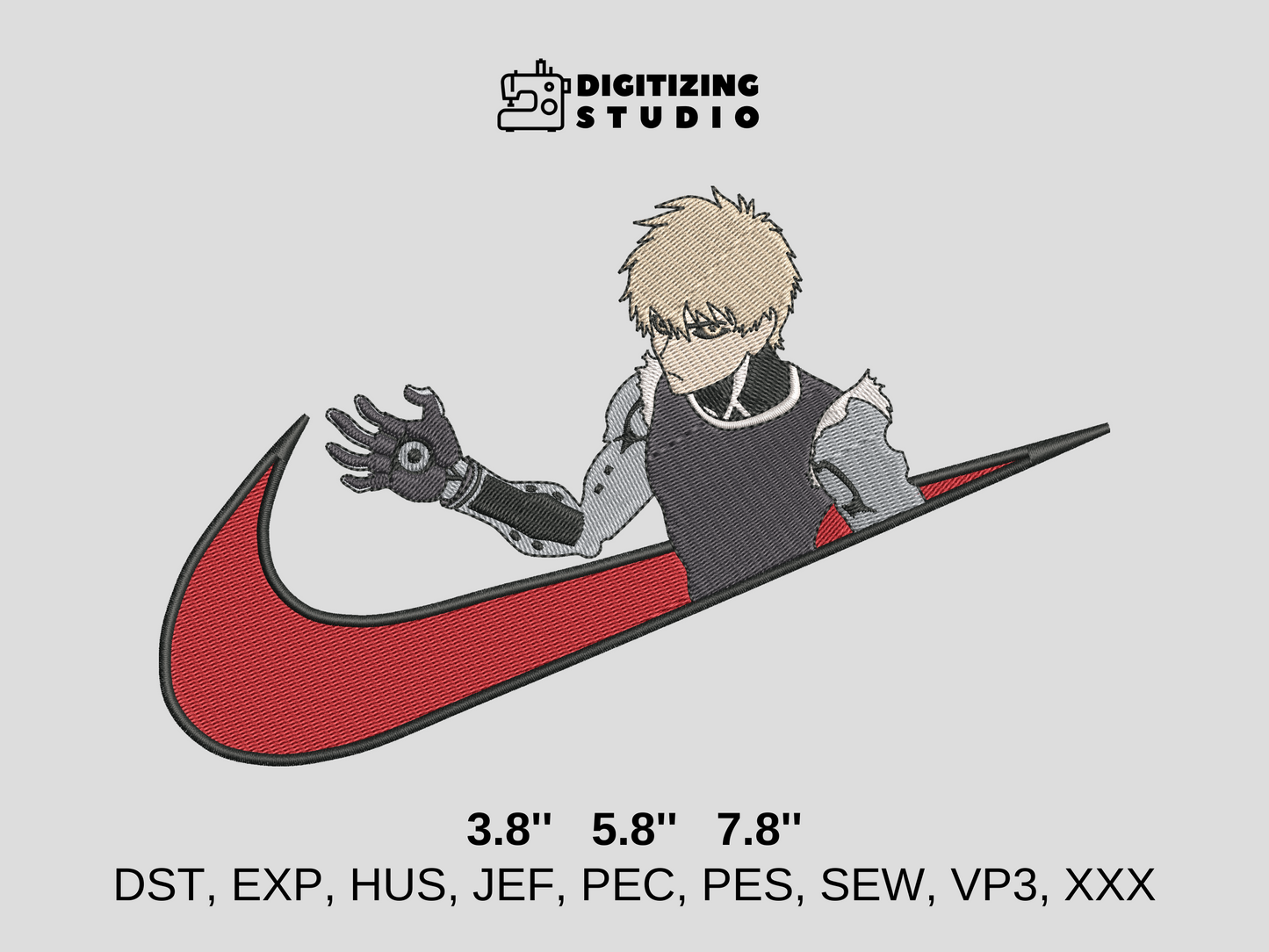 12 Anime Embroidery Designs - Swoosh Bundle